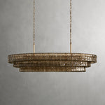 Ghiaccio Oval Chandelier