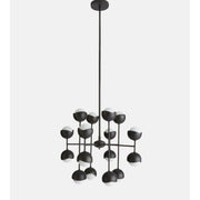 Seed Chandelier, Blackened Brass