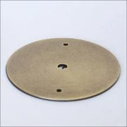 6-Inch Round Brass Flush Mount Back Plate