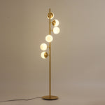 6 Head Globe Floor Lamp