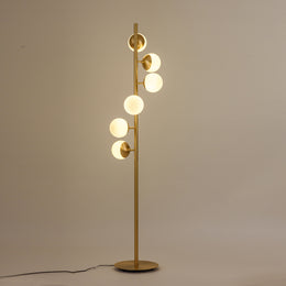 6 Head Globe Floor Lamp