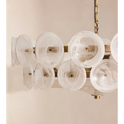 Lorenzo Chandelier, Milky Glass