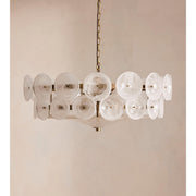 Lorenzo Chandelier, Milky Glass