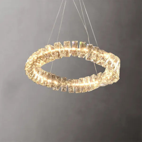 Galaxy LED 8-Light 19 7/10" Dia Crystal Chandelier Modern