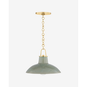 Pottersville Pendant — Artisan Ceramic Hanging Light with Rustic Warm Downlight