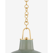Pottersville Pendant — Artisan Ceramic Hanging Light with Rustic Warm Downlight