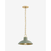Pottersville Pendant — Artisan Ceramic Hanging Light with Rustic Warm Downlight