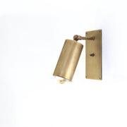 Adjustable Brass Wall Spotlight