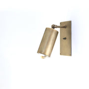 Adjustable Brass Wall Spotlight
