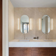 Alabaster Tubular Wall Light