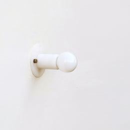 Alabaster Wall Sconce with Exposed Bulb