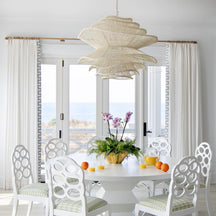 Alondra Chandelier Rattan Light