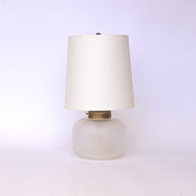 Art Deco Table Lamp with Frosted Glass Base
