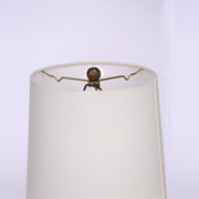 Art Deco Table Lamp with Frosted Glass Base