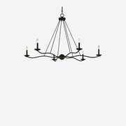 Atherton Forged Iron Chandelier 6-Light