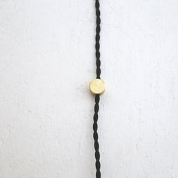 Brass Cord Tie for Plug-In Light Cords
