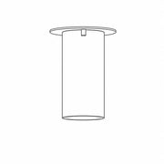 Brass Cylinder Ceiling Spotlight