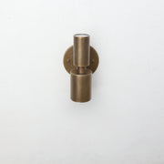 Brass Cylinder Wall Sconce