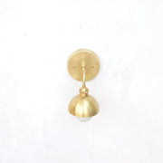 Brass Dome Shade Wall Sconce