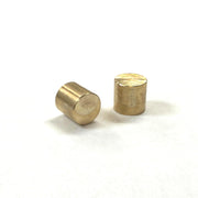 Brass Screw Finials for Lighting Installation, Set of Eight