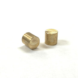 Brass Screw Finials for Lighting Installation, Set of Eight