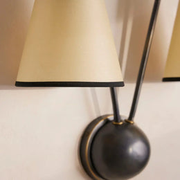 Clarke Wall Light Blackened Brass
