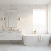 Compact Alabaster Cylinder Wall Sconce