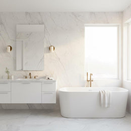 Compact Alabaster Cylinder Wall Sconce