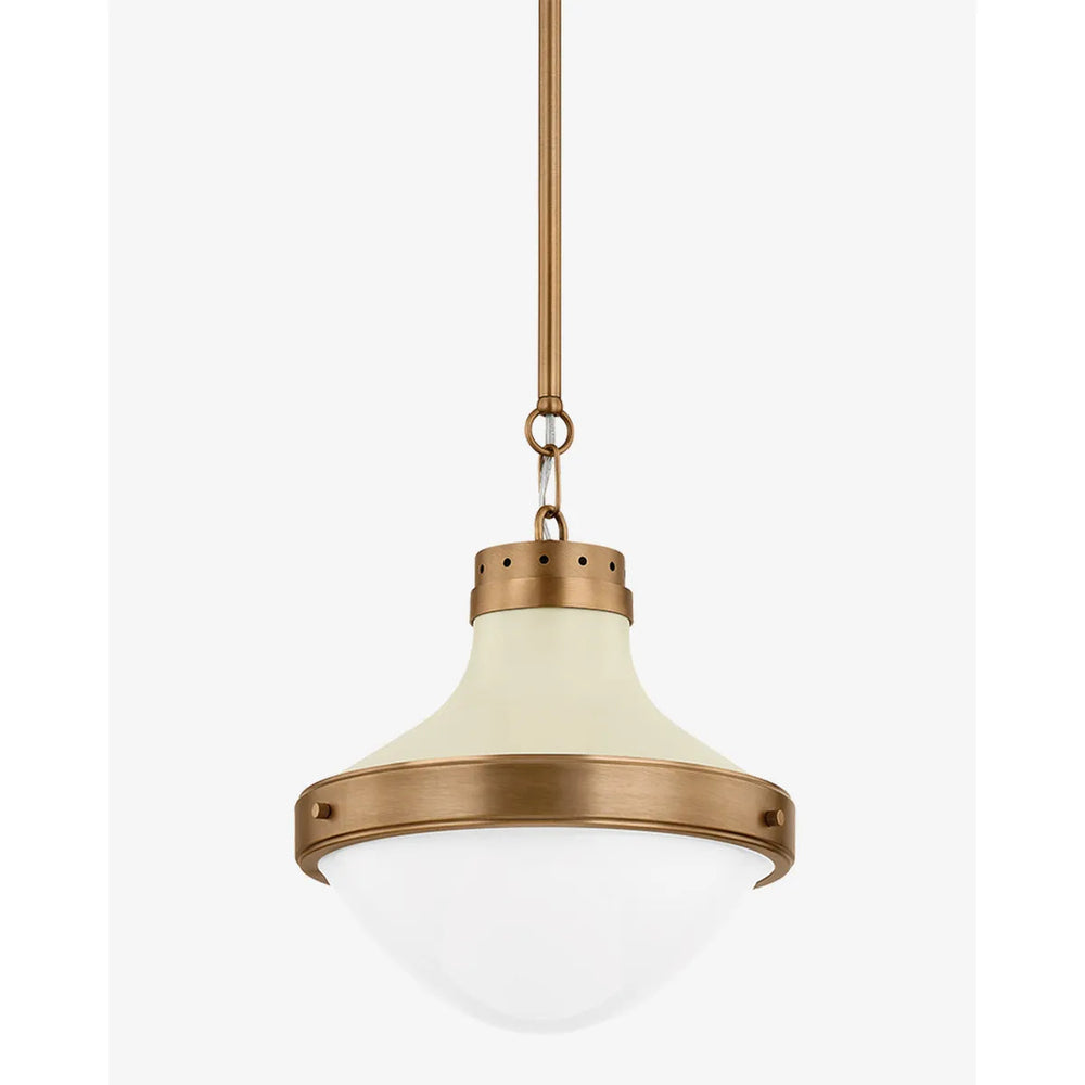 Maxton Geometric Metal Pendant with Warm Directional Glow