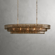 Ghiaccio Oval Chandelier