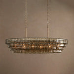 Ghiaccio Oval Chandelier