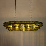 Ghiaccio Oval Chandelier