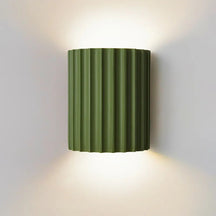 Green Half-Circle Resin 2-Light Modern Wall Sconces