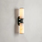 Harlin Double Sconce in Alabaster Bronze