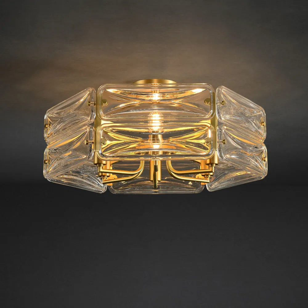 hexagonal-brass-ceiling-light-with-clear-beveled-glass-1