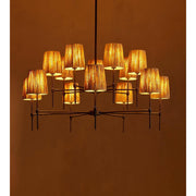 Isobella Chandelier, Blackened Brass, Large