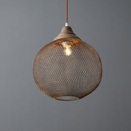Lanister Mesh Pendant Lamp – industrial-inspired pendant light