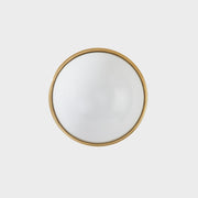 Lyra Aged Brass Globe Vanity Sconce