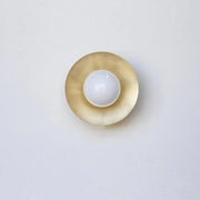 Mid-Century Modern Ceiling / Wall Light with Handcrafted Glass Globe