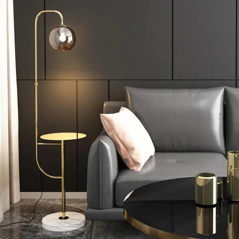 minimalist-floor-lamp-with-built-in-shelves-and-glass-shade-1