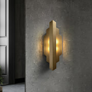 Tiered Geometric Sconce