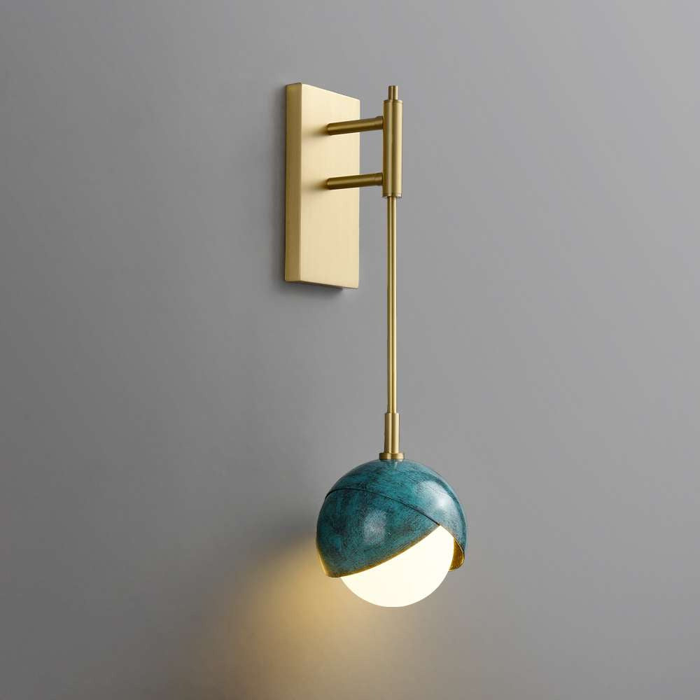 navy-blue-wall-sconce-with-suspended-brace-and-stem-1