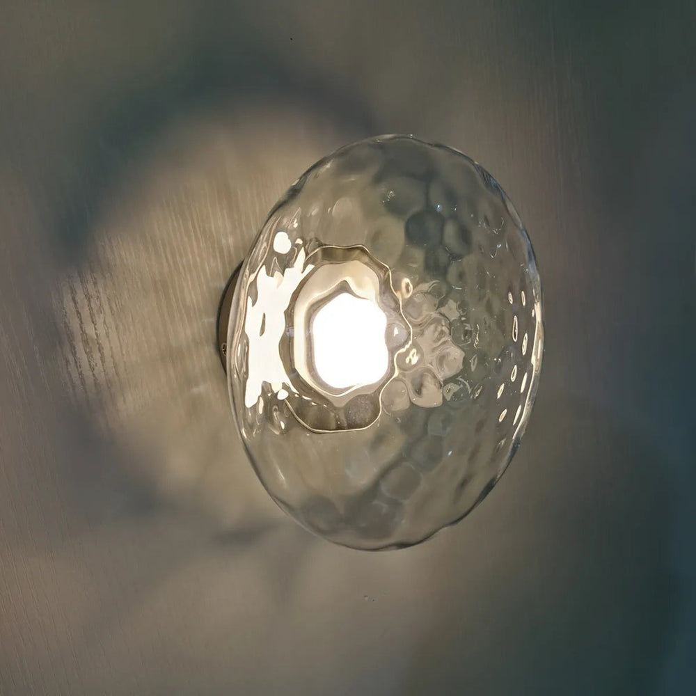 offset-wall-sconce-with-rippled-mouth-blown-glass-1