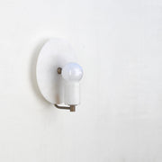 One-Light Alabaster Disc Sconce