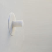 One-Light Alabaster Flush Mount Ceiling Light