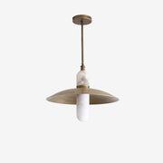 One-Light Brass Coolie Pendant