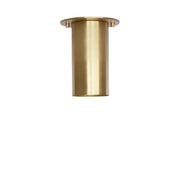 One-Light Brass Cylinder Ceiling Spotlight