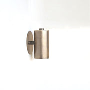 One-Light Brass Cylinder Wall Sconce