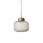 One-Light Cut Glass Pendant Light