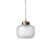 One-Light Cut Glass Pendant Light